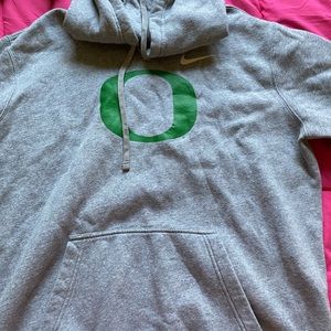 Grey Nike Oregon university hoodie